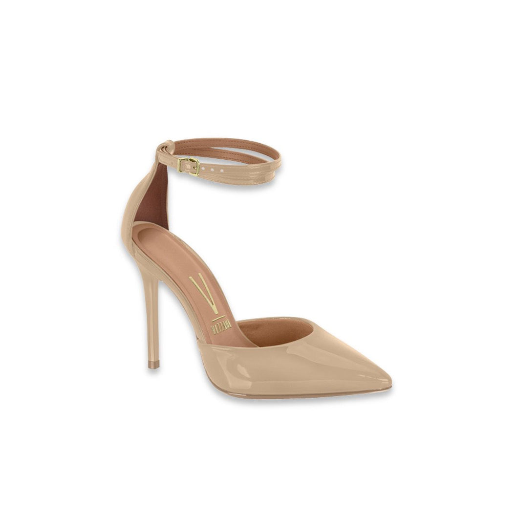 STILETTO VERNIZ BEIGE PULCERA