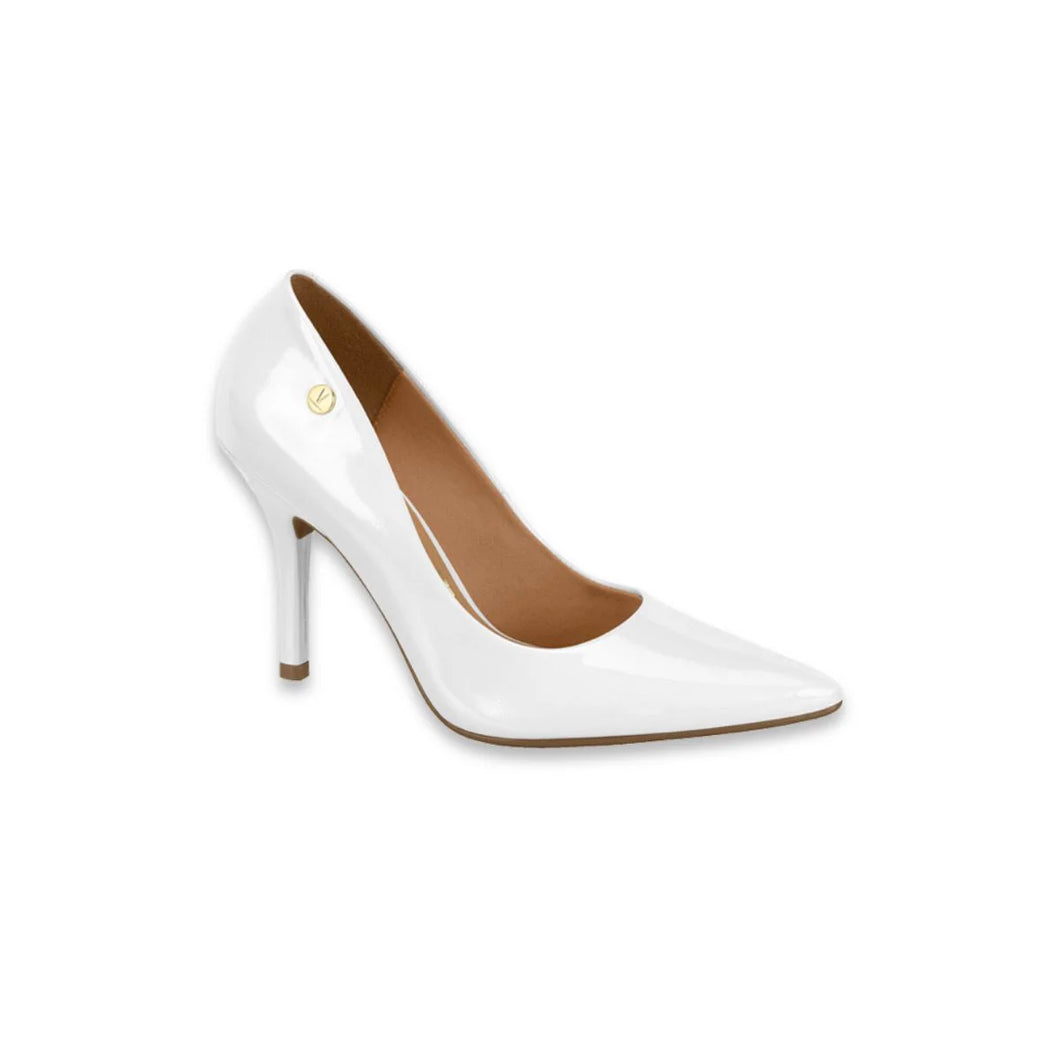 HIGH PATENT LEATHER WHITE STILETTO