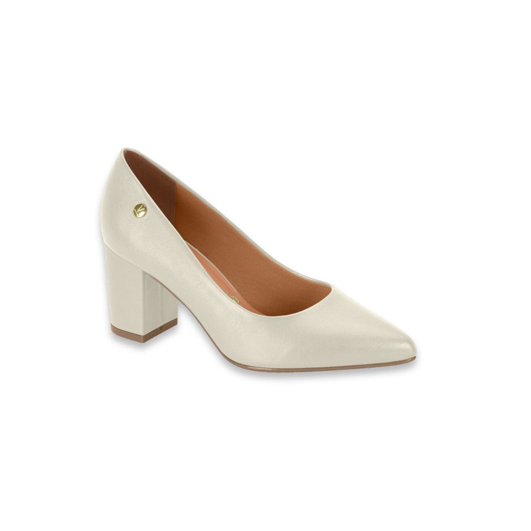 STILETTO THICK HEEL PELICA WHITE OFF