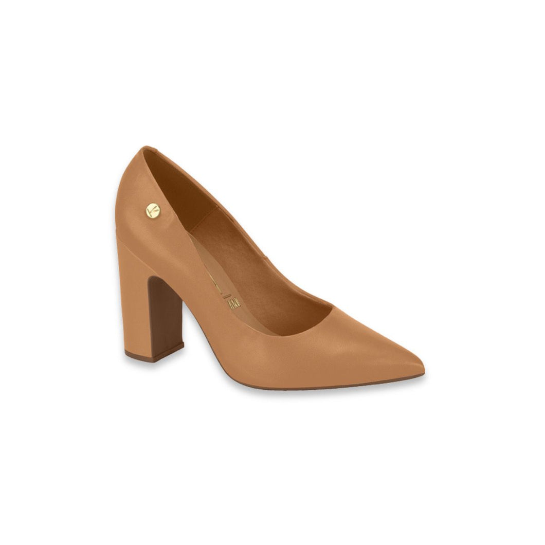 CAMEL PELICA STILETTO WITH THICK HEEL