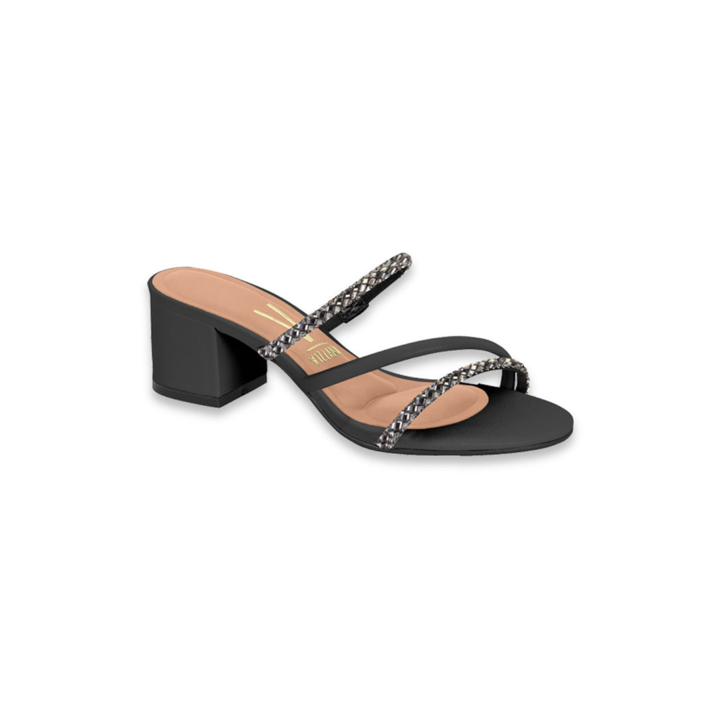 LOW BLACK PELICA SANDAL