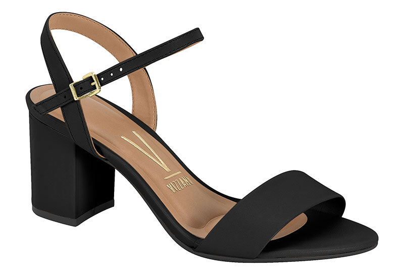 PELICA Black Sandal Low Heel